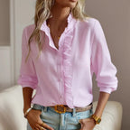 ELEGANT LONG-SLEEVED SHIRT WITH HIGH NECK Test