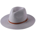 NATURAL PANAMA STRAW FEDORA HAT SOLELII