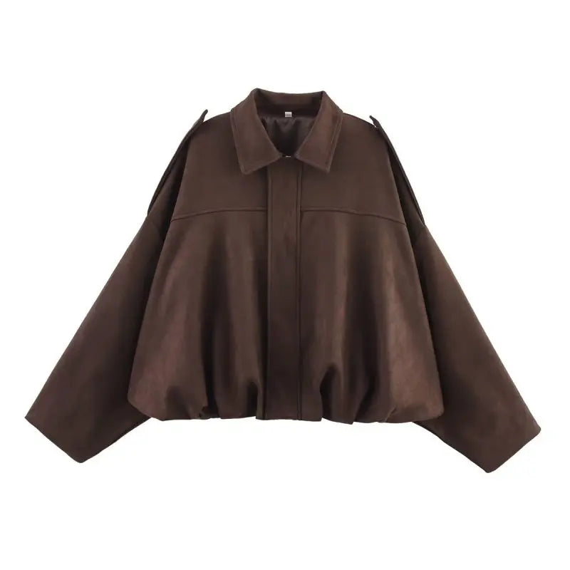 VINTAGE CASUAL SUEDE JACKET
