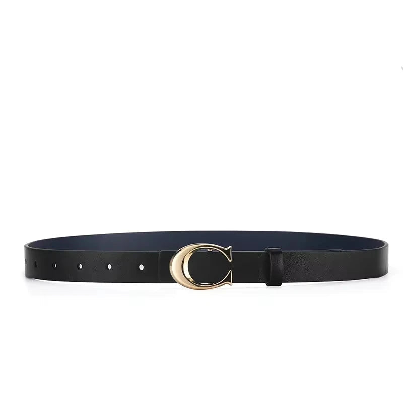 MOON BUTTON MULTI-COLOR THIN BELT