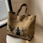 CLASSIC CANVAS ZIPPER TOTE BAG SOLELII