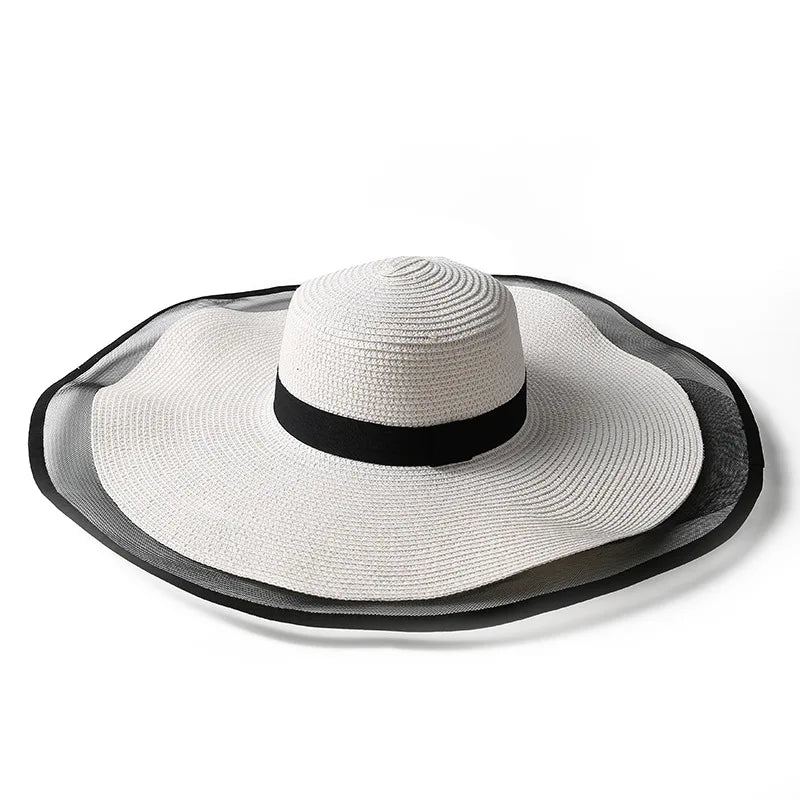 LADIES STRAW SUN HAT VINTAGE