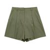army green shorts