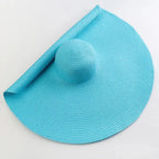 WIDE-BRIMMED STRAW SUN HAT SOLELII