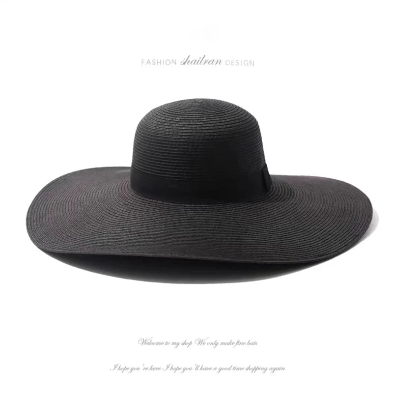 SUMMER OVERSIZED RHINESTONE SUN HAT