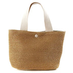 WOVEN STRAW BUCKET MESSENGER BAG SOLELII