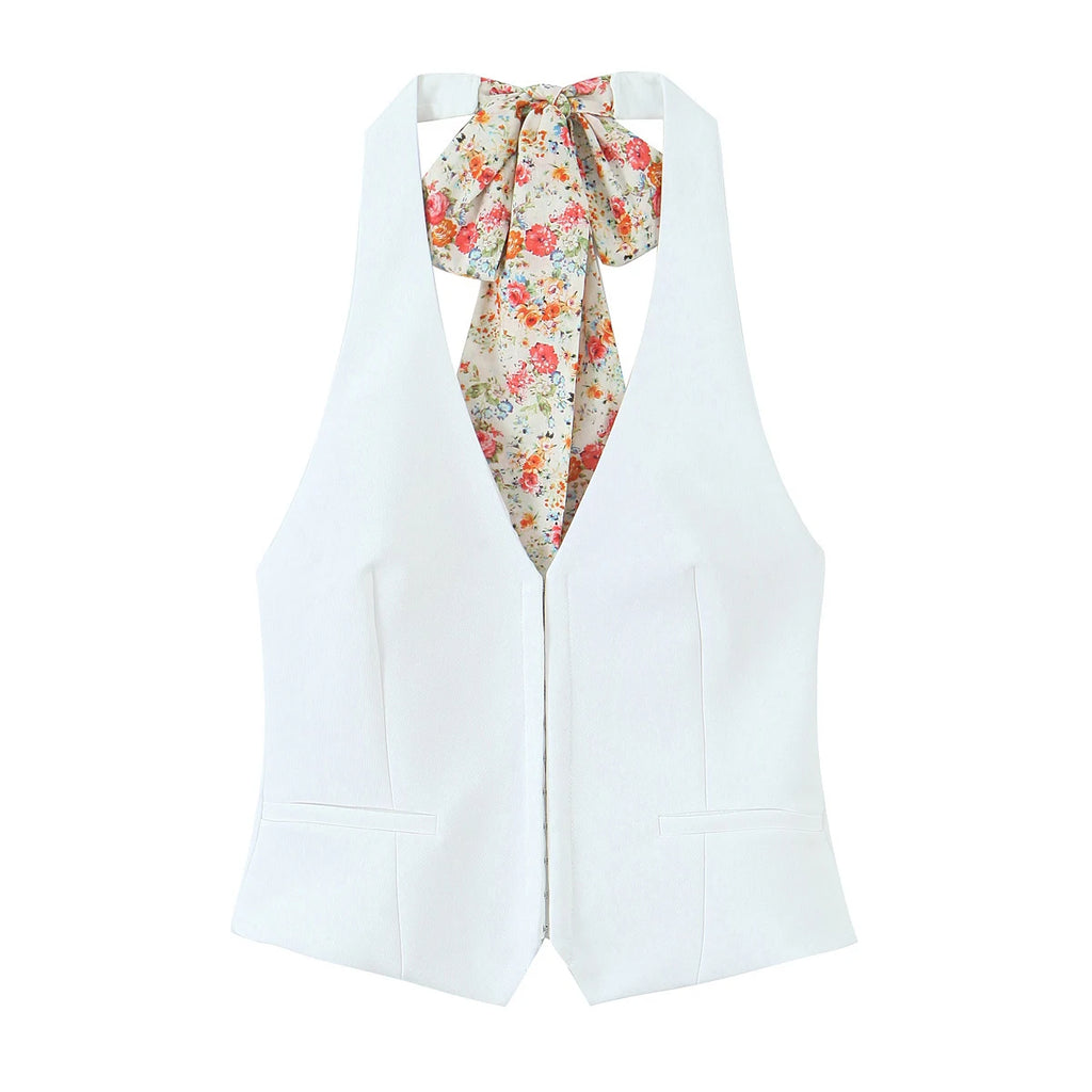 NEW HIGH-WAISTED OPEN-BACK TOP AND SHORTS