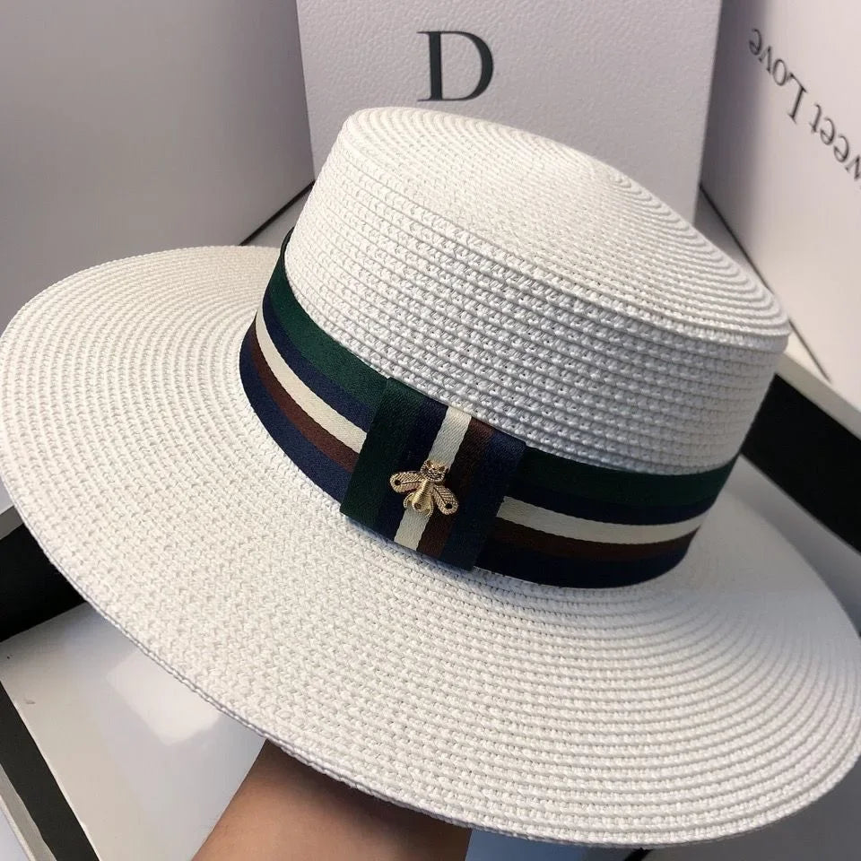 WOMEN STRAW HAT WIDE BRIM