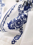 ETHNIC EMBROIDERED LONG SLEEVE SHIRT SOLELII