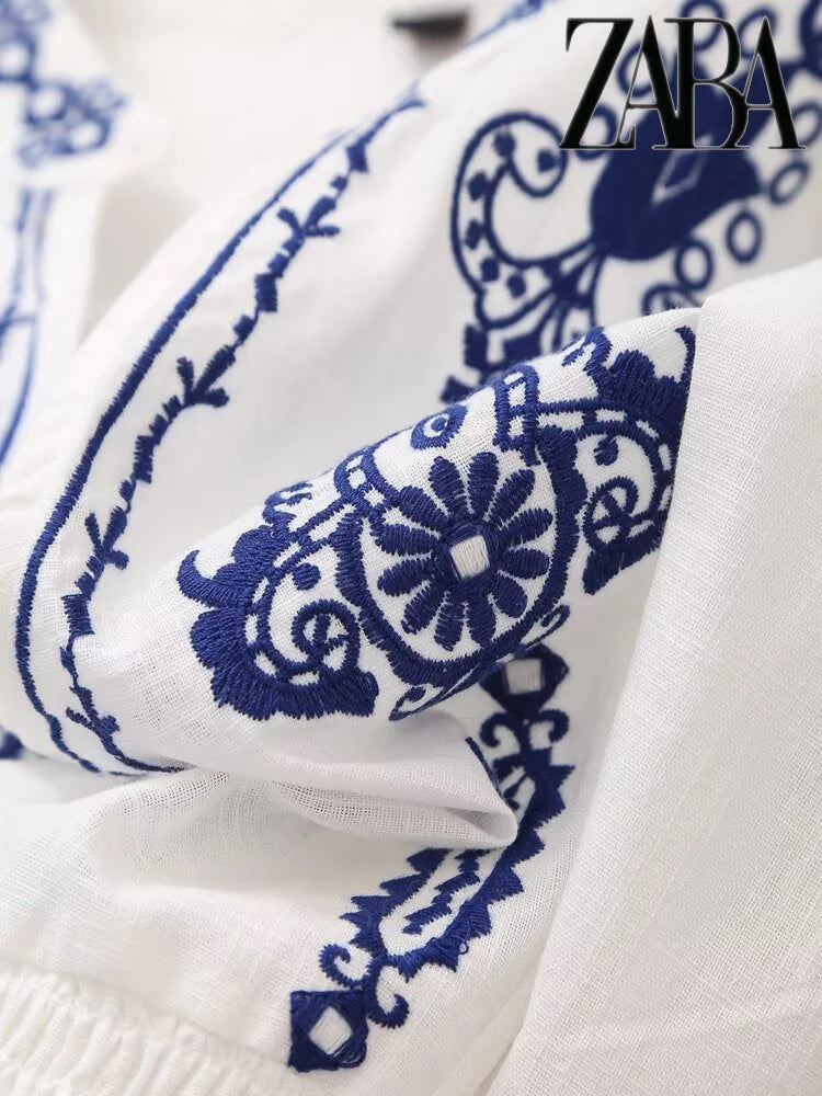 ETHNIC EMBROIDERED LONG SLEEVE SHIRT