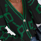 WOMEN’S COLOR BLOCK KNIT CARDIGAN SOLELII