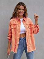 WOMEN’S BOHO OVERSIZED DENIM JACKET SOLELII